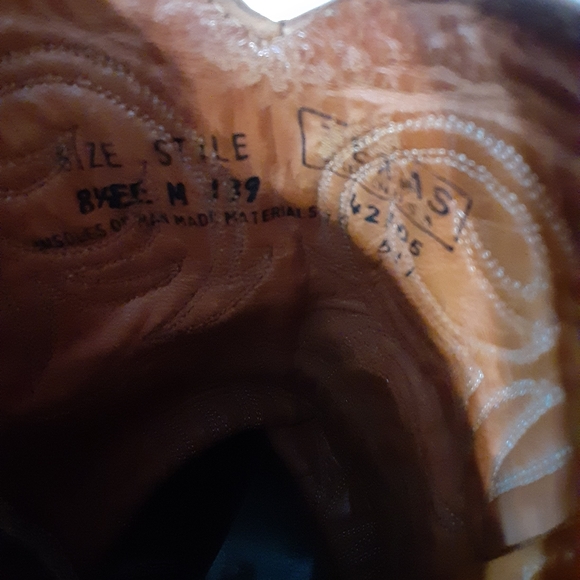 Texas Imperial Mens 8.5 EE Cowboy Boot - Picture 5 of 7